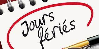Les jours fériés