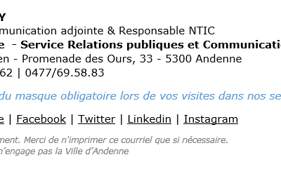 Signature électronique – modèle