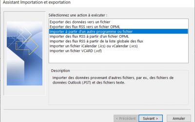 Tuto : Comment importer un fichier .pst dans Outlook